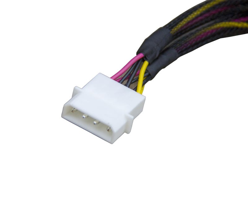 DiliVing 𝐃𝐢𝐋𝐢𝐧𝐤𝐞𝐫 PCIe 5.0 𝐌𝐂𝐈𝐎 x8 to 2*𝐔.𝟐 𝐍𝐕𝐌𝐞 Adapter,𝐒𝐅𝐅-𝐓𝐀-𝟏𝟎𝟏𝟔 74Pin to 2*𝐒𝐅𝐅-𝟖𝟔𝟑𝟗 68Pin Cable with Power, Mini Cooledge IO Cable 80CM - Image 4